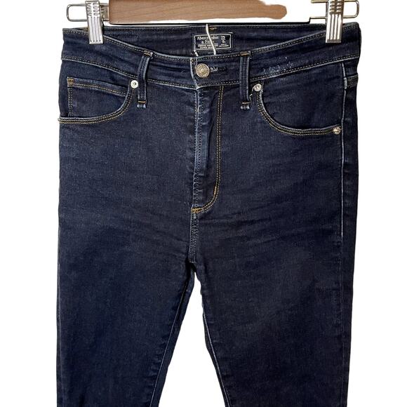 Abercrombie and Fitch Womens Simone High Rise Skinny Jeans Size 25 / O Short - Picture 2 of 6